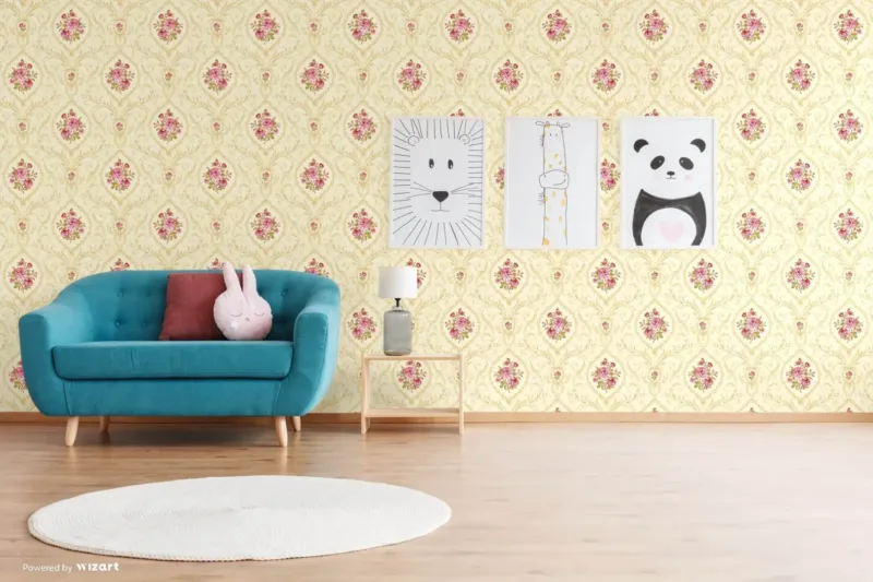SK Filson Soft Gold Cameo Wallpaper