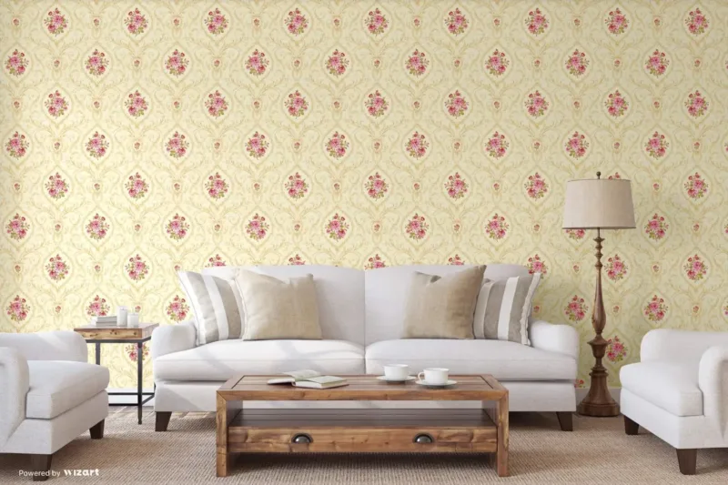 SK Filson Soft Gold Cameo Wallpaper