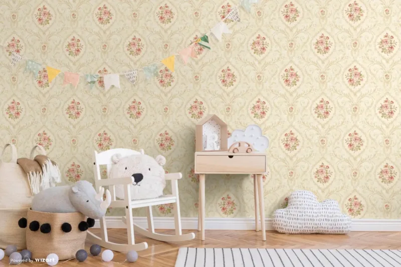 SK Filson Peach Cameo Wallpaper