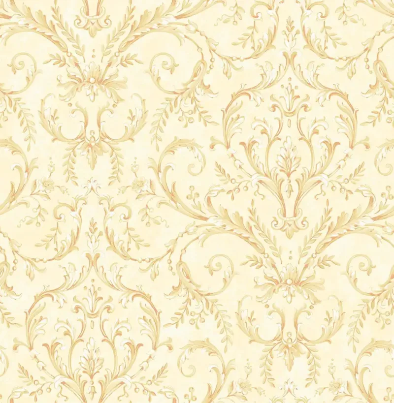 SK Filson Soft Gold Damask Wallpaper