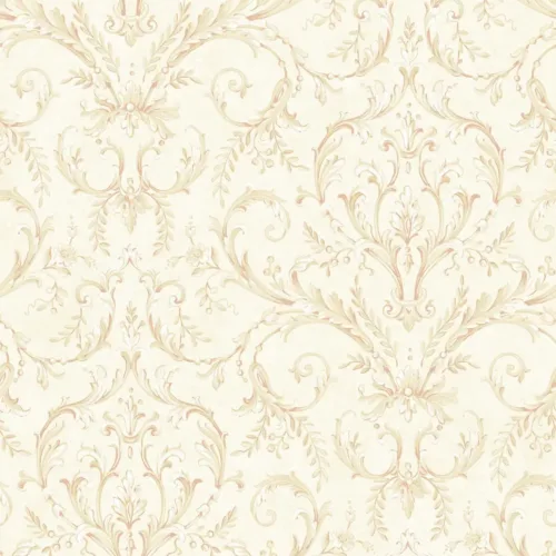 SK Filson Beige Damask Wallpaper