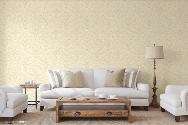 SK Filson Stone Damask Wallpaper