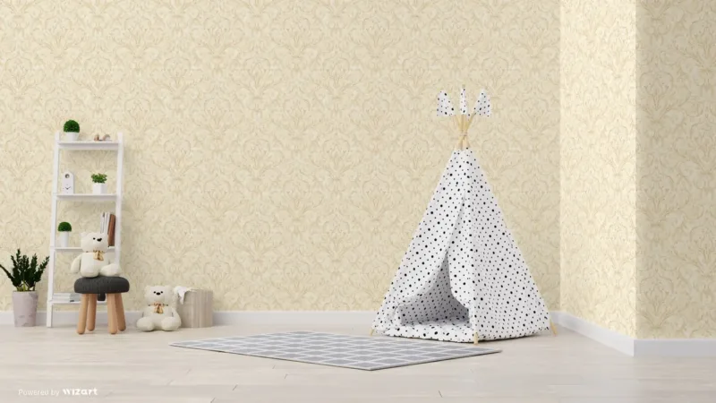 SK Filson Stone Damask Wallpaper