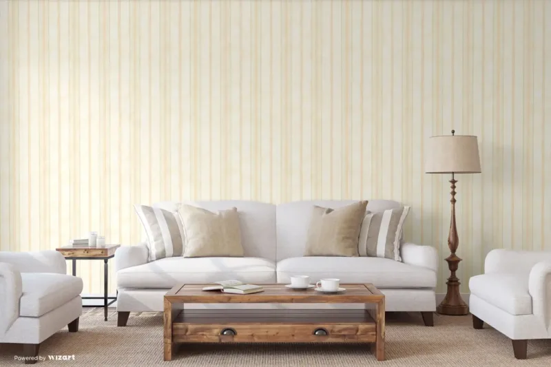 SK Filson Peach Stripe Wallpaper