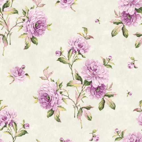 SK Filson Purple Floral Wallpaper
