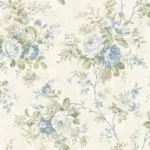 SK Filson Blue Floral Wallpaper
