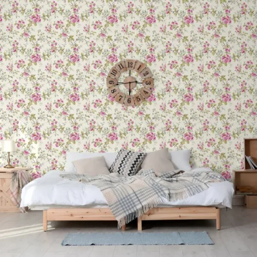 SK Filson Purple Floral Wallpaper