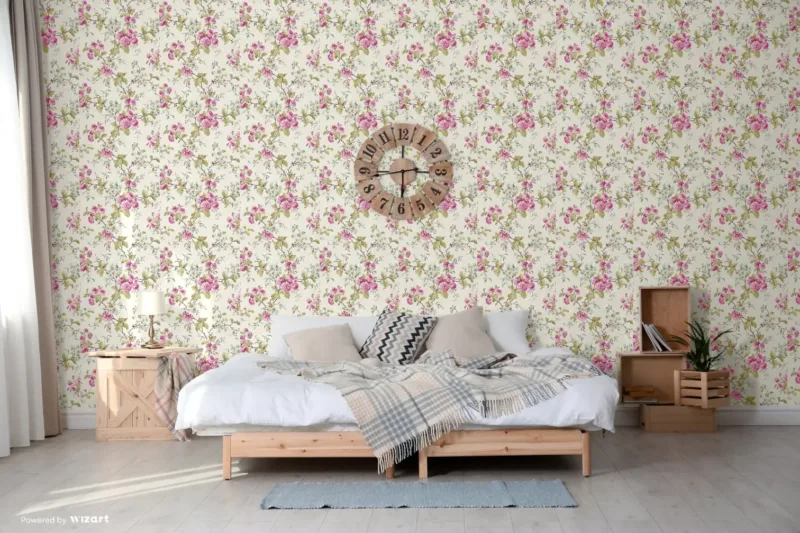SK Filson Purple Floral Wallpaper