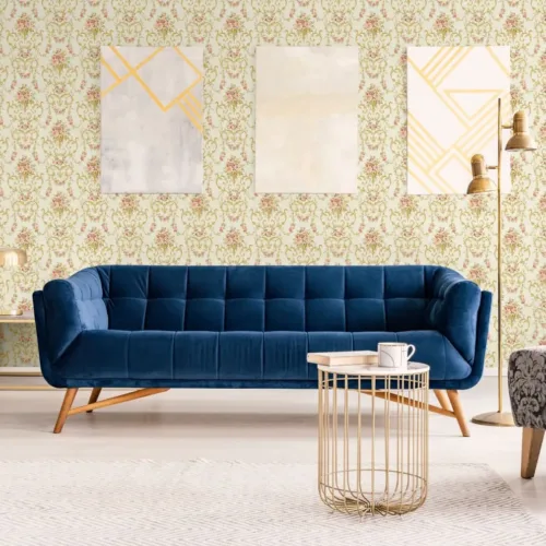 SK Filson Peach Floral Wallpaper