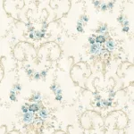 SK Filson Blue Floral Wallpaper