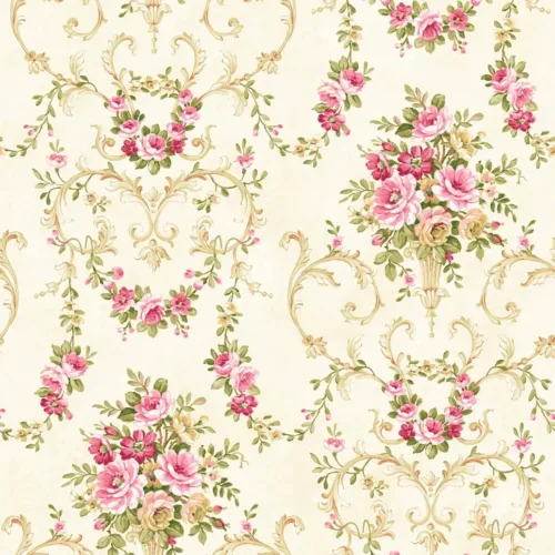 SK Filson Pink Floral Wallpaper