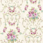 SK Filson Purple Floral Wallpaper