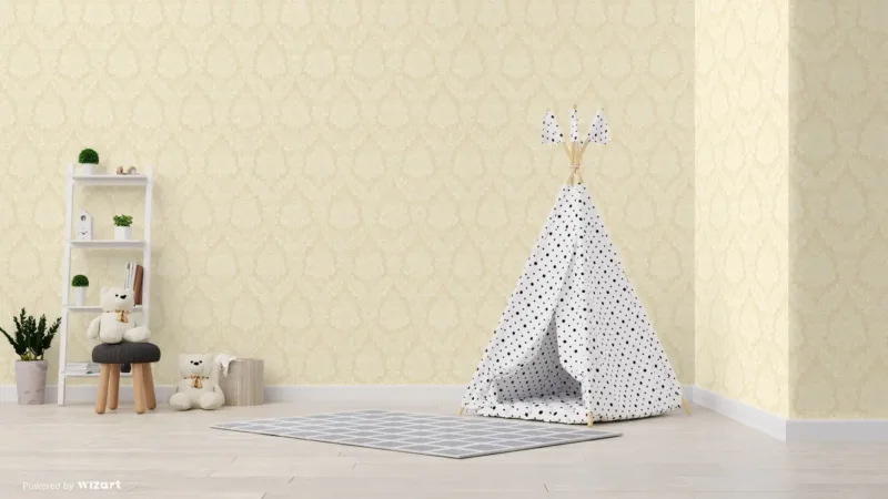 SK Filson Gold Damask Wallpaper