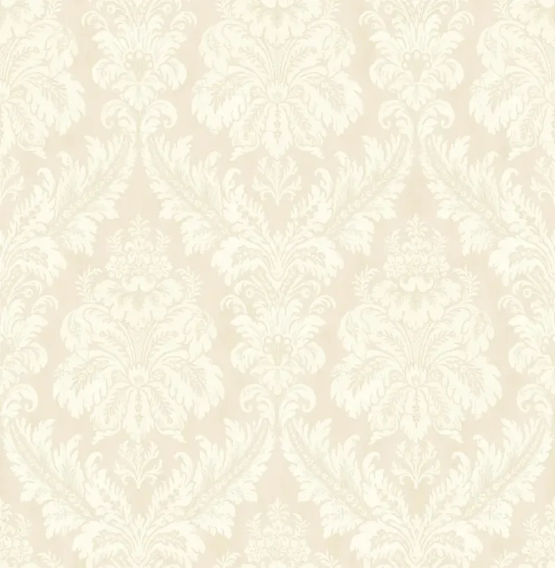 SK Filson Beige Damask Wallpaper