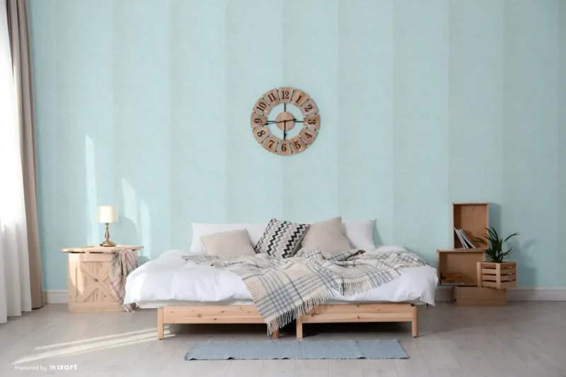 SK Filson Duck Egg Plain Wallpaper