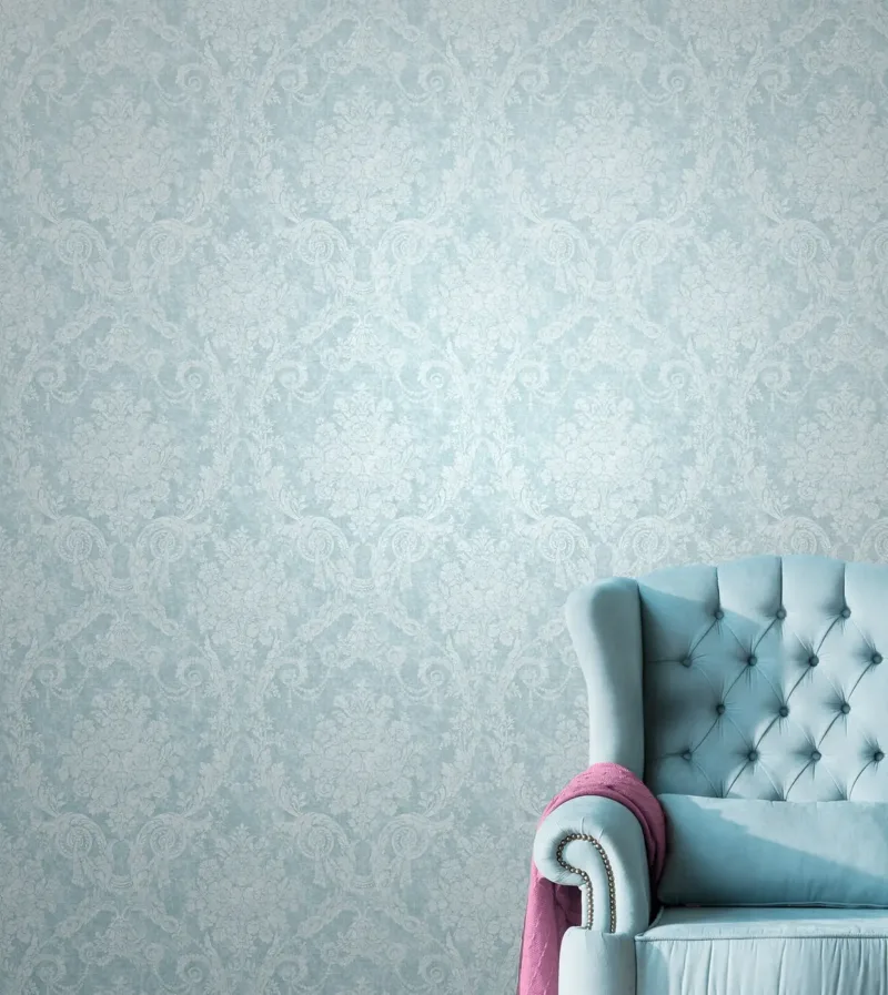 SK Filson Blue Floral Wallpaper