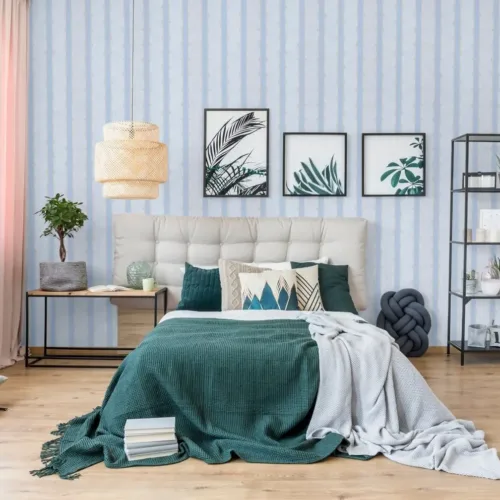 SK Filson Blue Stripe Wallpaper