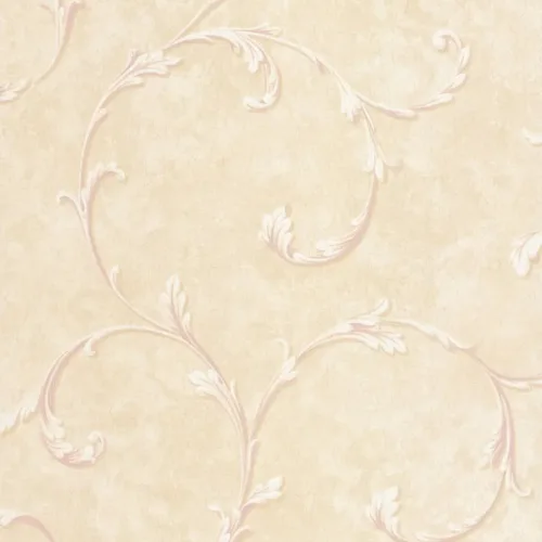 SK Filson Beige Acanthus Scroll Wallpaper