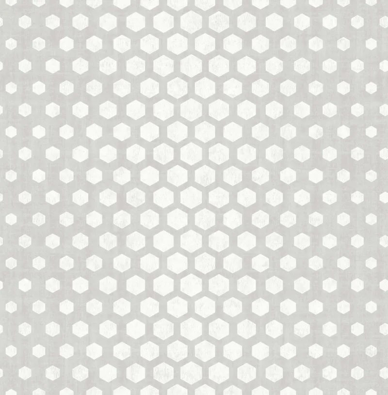 SK Filson Grey Hexagon Ombre Wallpaper