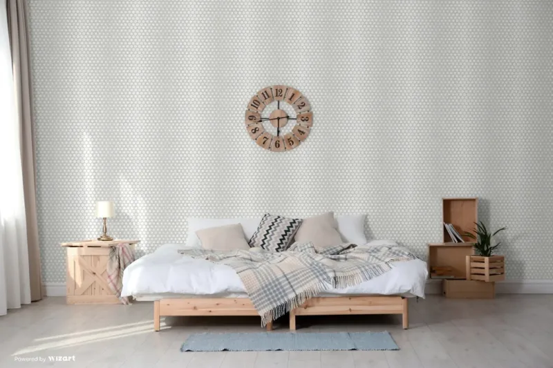 SK Filson Grey Hexagon Ombre Wallpaper