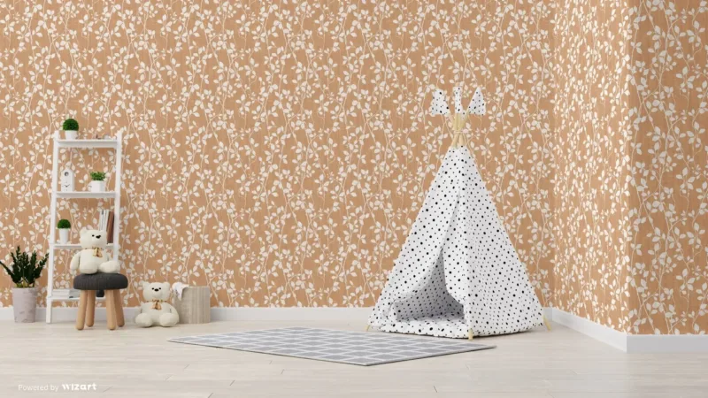 SK Filson Copper Leaves Wallpaper