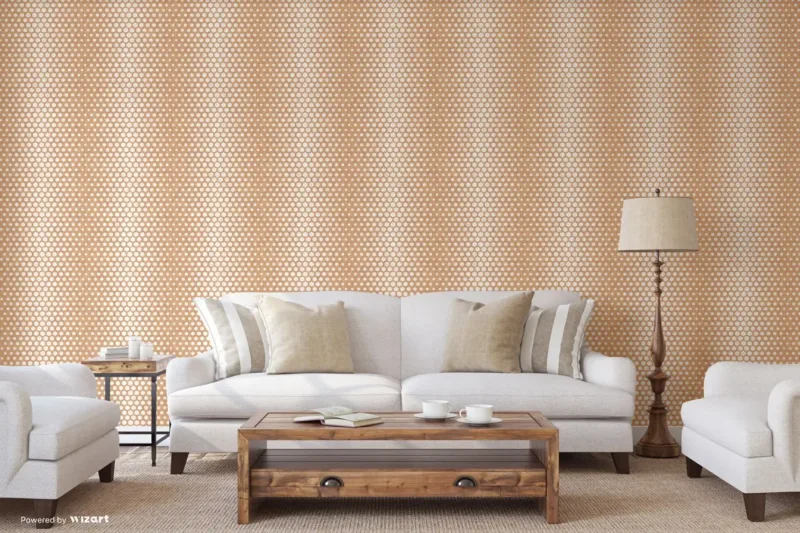 SK Filson Copper Hexagon Ombre Wallpaper