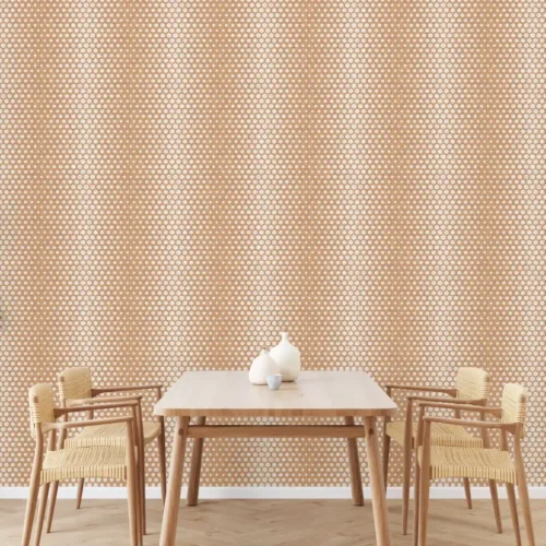 SK Filson Copper Hexagon Ombre Wallpaper