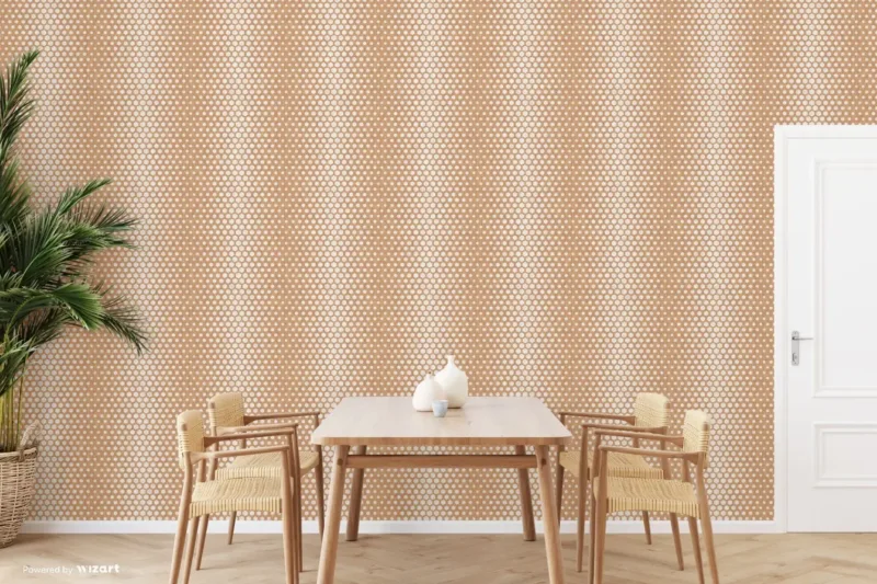 SK Filson Copper Hexagon Ombre Wallpaper