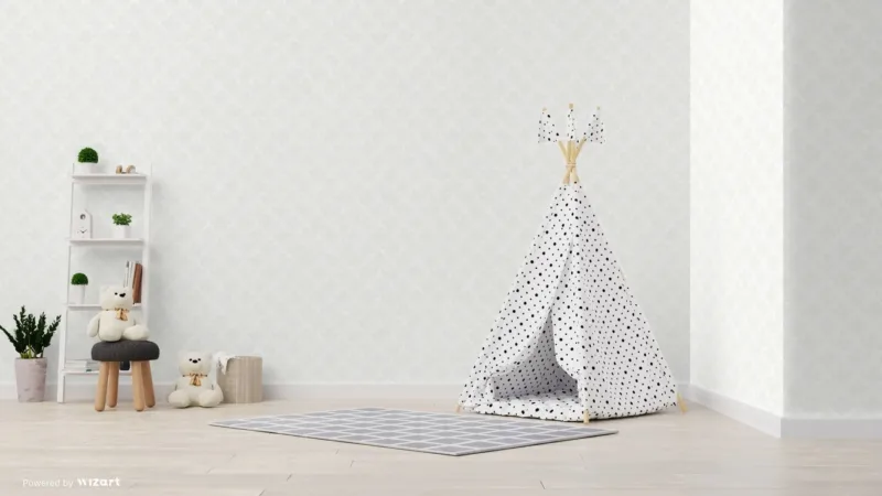 SK Filson White Damask Wallpaper - Image 2
