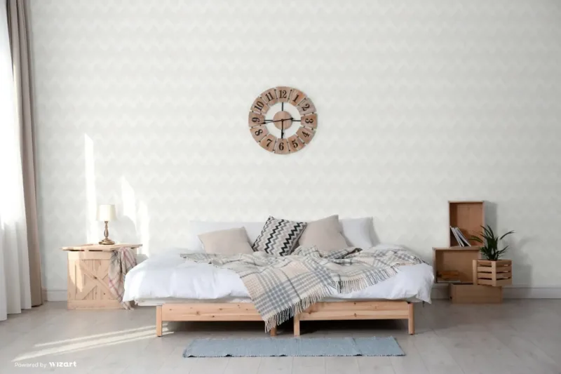 SK Filson White Chevron Wallpaper - Image 2