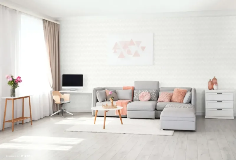 SK Filson White Chevron Wallpaper