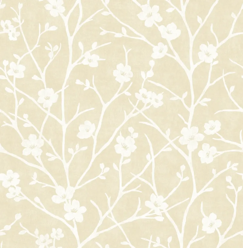 SK Filson Gold Floral Wallpaper
