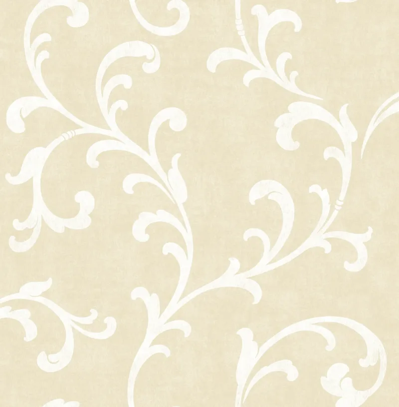 SK Filson Gold Acanthus Scroll Wallpaper