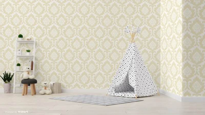 SK Filson Gold Damask Wallpaper