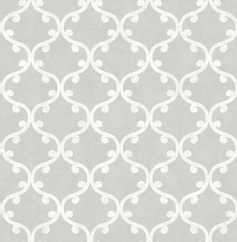 SK Filson Grey Damask Wallpaper