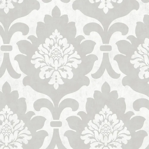 SK Filson Grey Damask Wallpaper