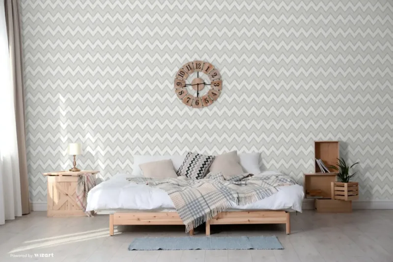 SK Filson Grey Chevron Wallpaper