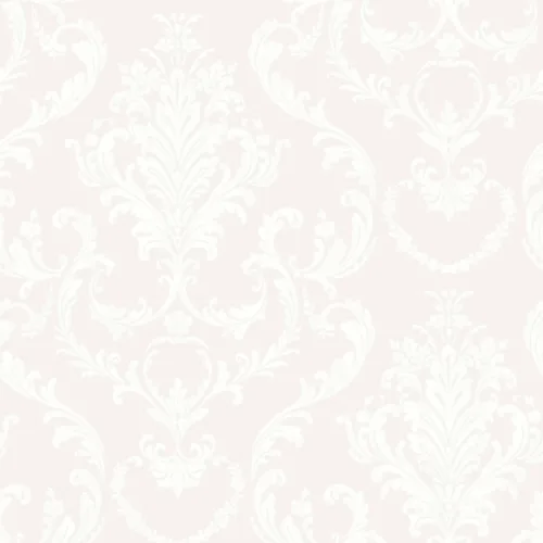 SK Filson White Damask Wallpaper