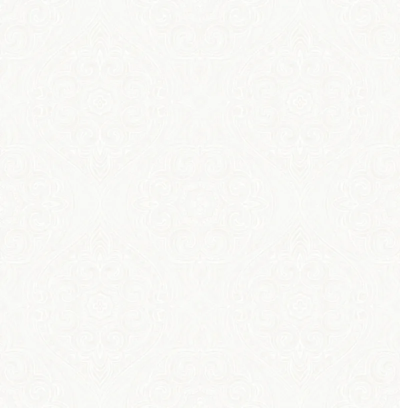 SK Filson White Paisley Motif Wallpaper