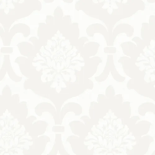 SK Filson White Damask Wallpaper