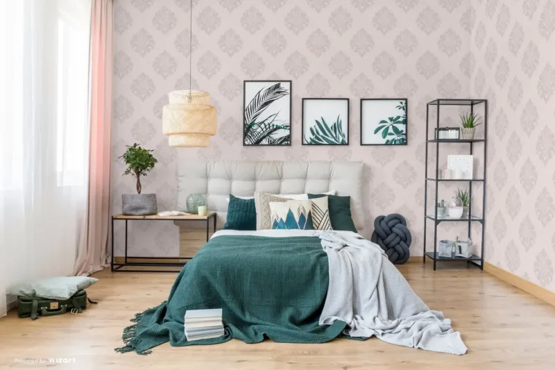 SK Filson Pink Damask Wallpaper