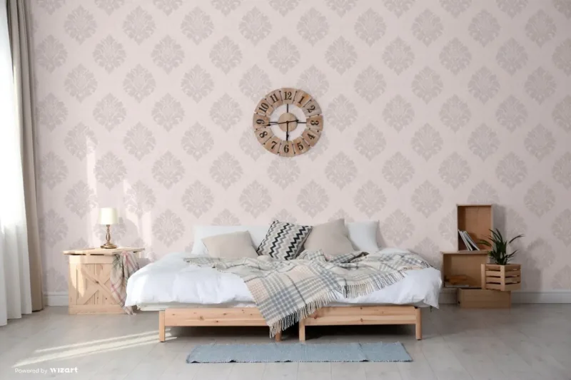 SK Filson Pink Damask Wallpaper