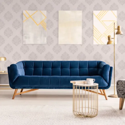 SK Filson Pink Damask Wallpaper