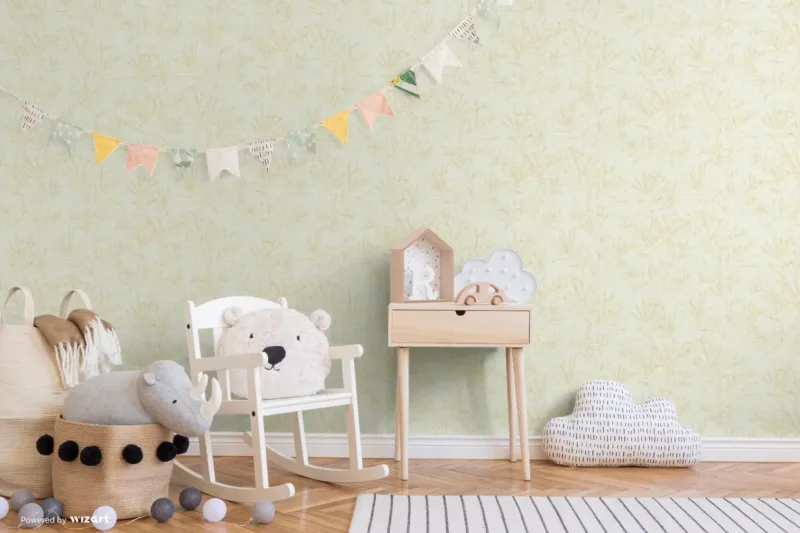 SK Filson Green Leaves Wallpaper