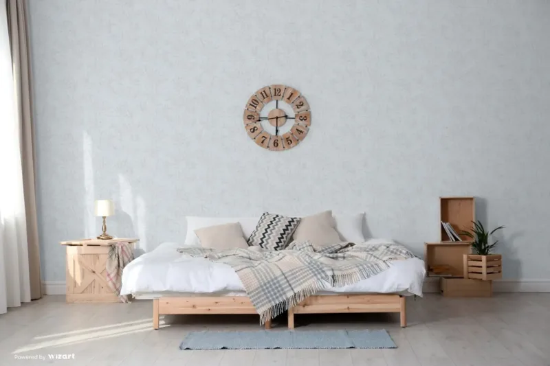 SK Filson Grey Leaves Wallpaper