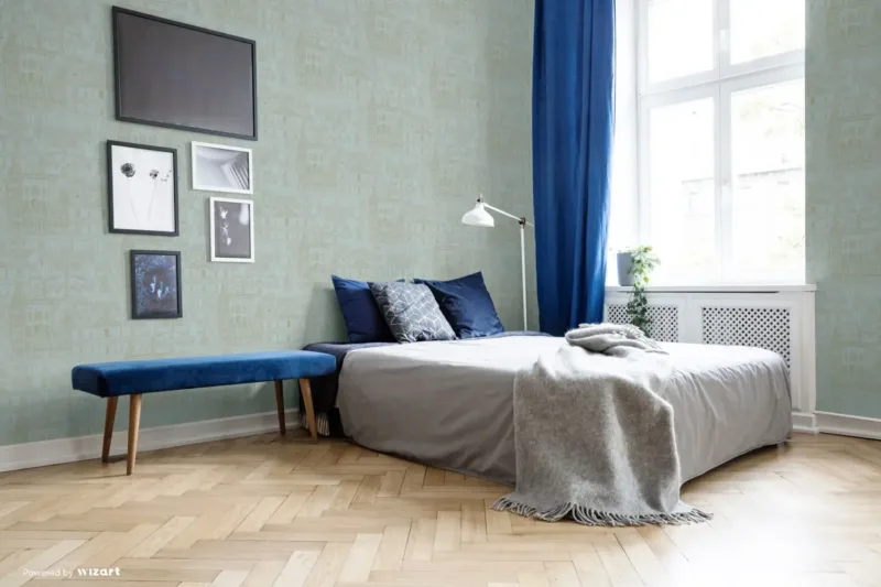 SK Filson Teal London City Wallpaper
