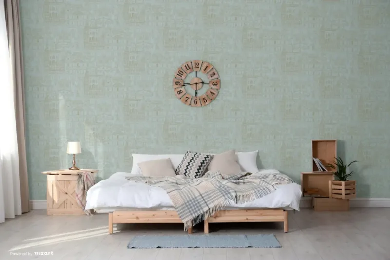 SK Filson Teal London City Wallpaper