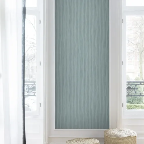 SK Filson Teal Stripes Wallpaper