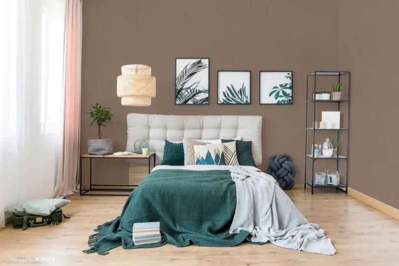 SK Filson Copper Linen Plain Wallpaper