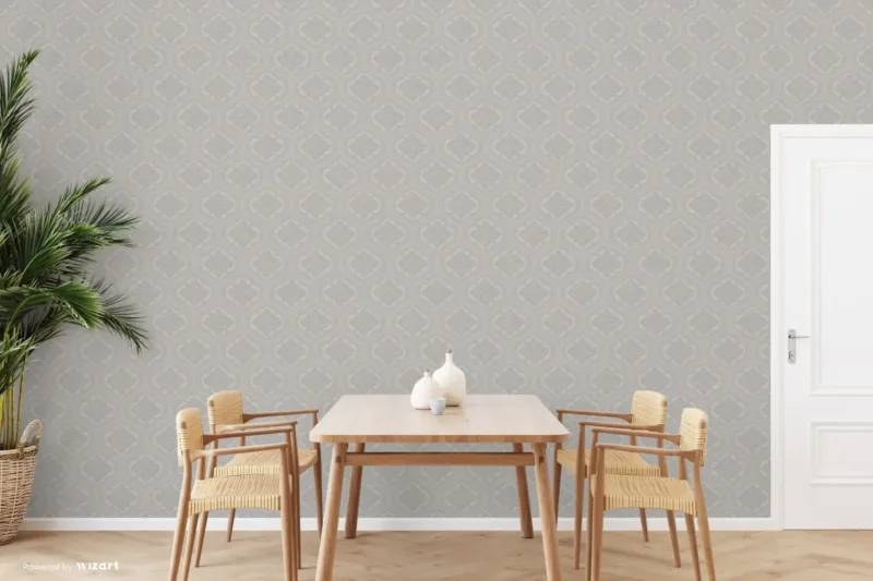 SK Filson Grey Damask Wallpaper